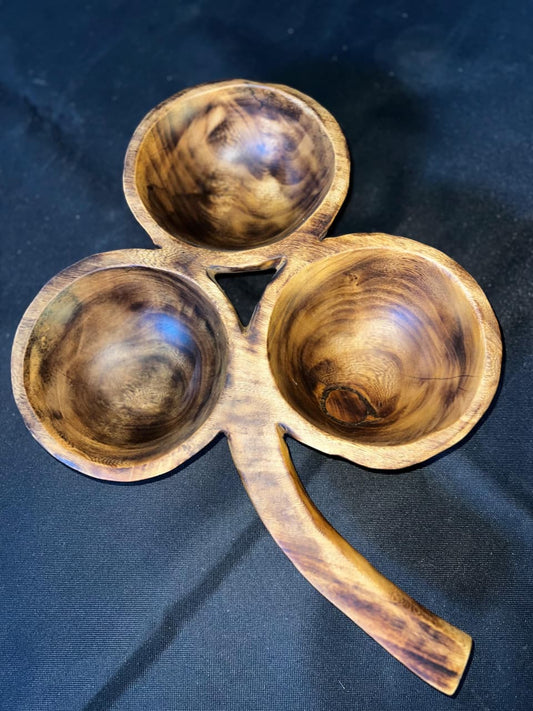 3 PARTITIONED BOWLS