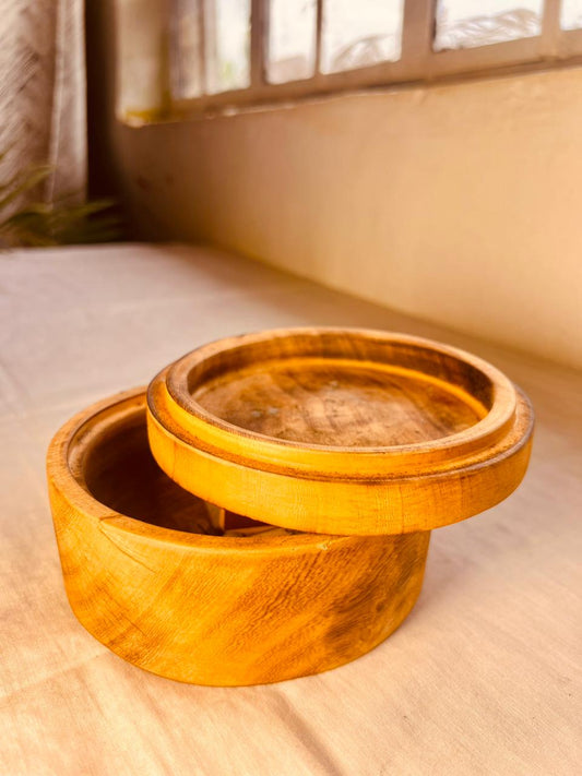 WOODEN STORAGE CONTAINER
