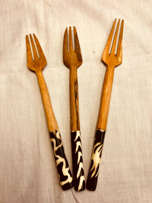 WOODEN TABLE FORK